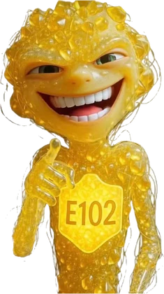 Portrait de l'additif E102